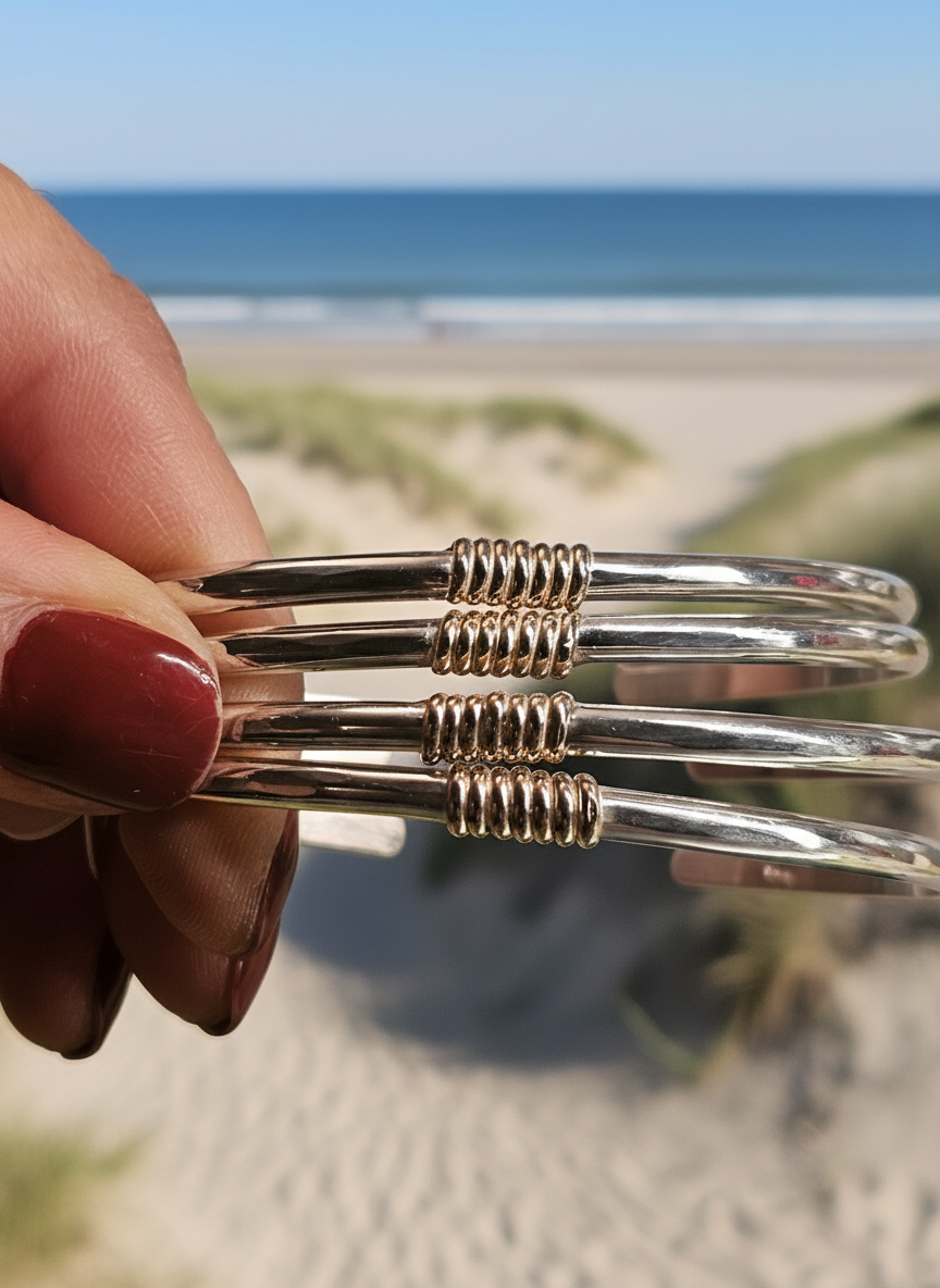 Meridian Classic Sterling Silver Bracelet | 14K Gold-Fill