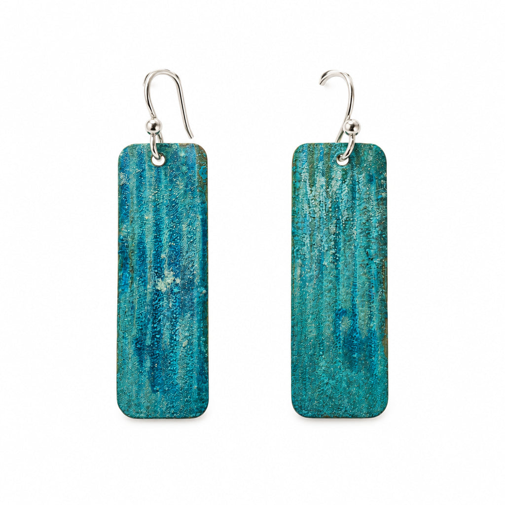 Marine Linea Patina Earrings