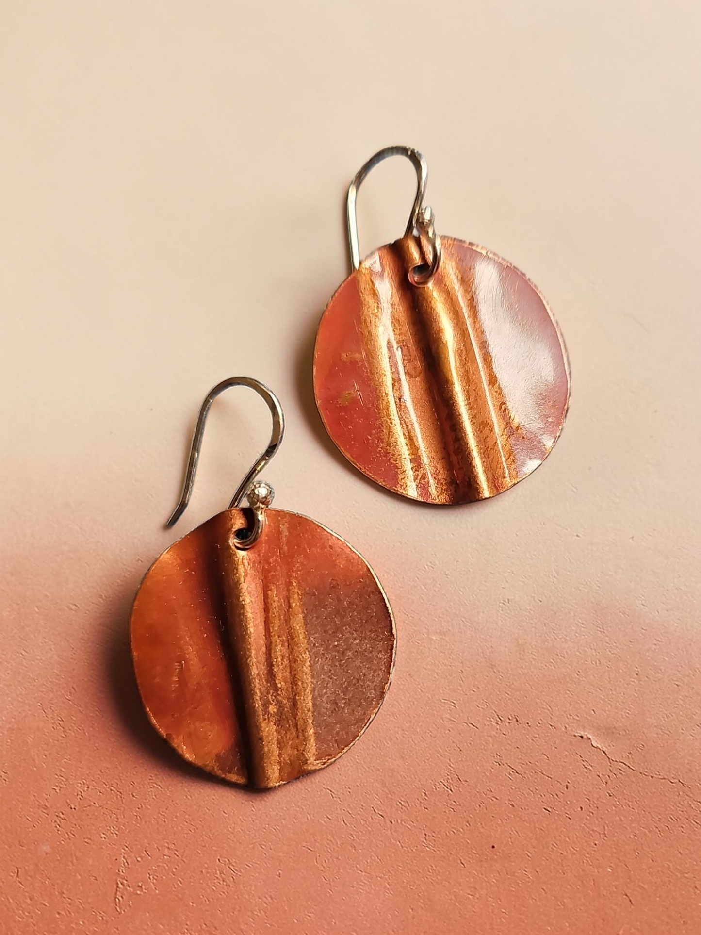 New! Equinox Handcrafted Copper Earring
