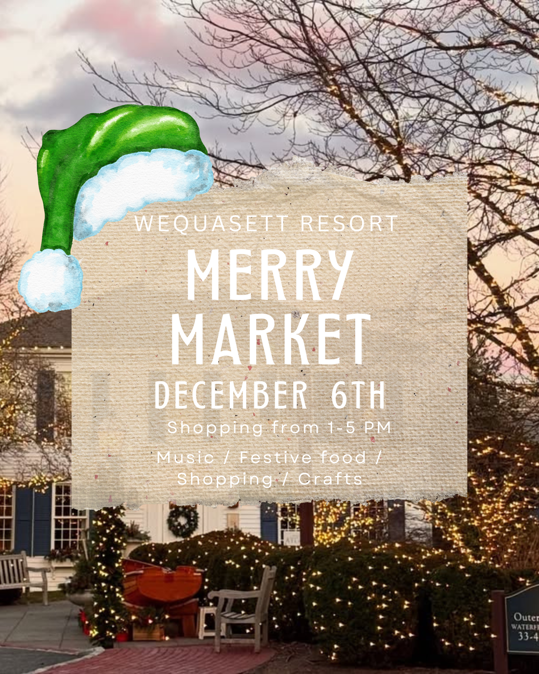 Wequassett Resort Presents | 3rd Annual Merry Market