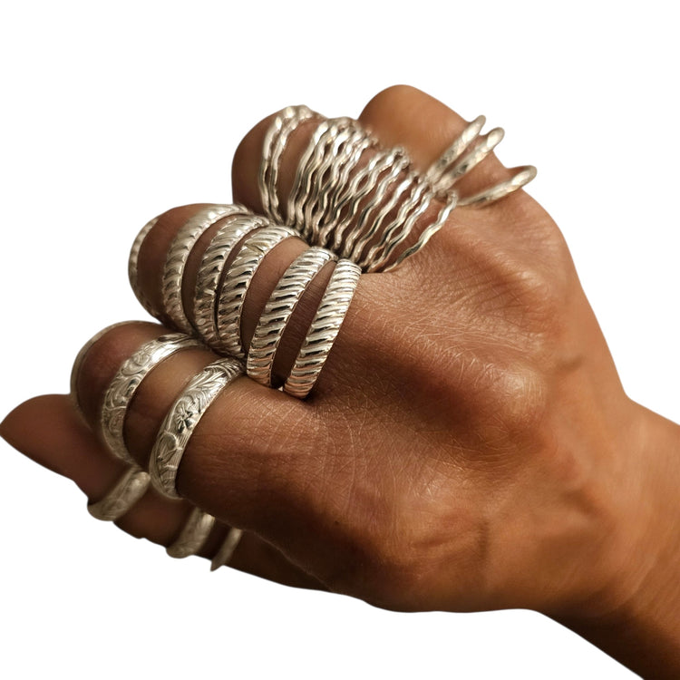 Handcrafted Sterling Silver Rings