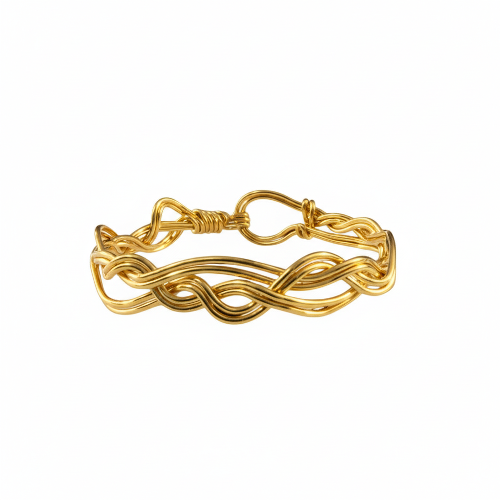 Tidal Weave Handwoven Bracelet | 14K Gold Fill