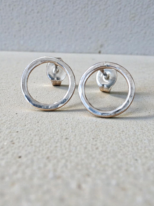 Geometric Circle Studs