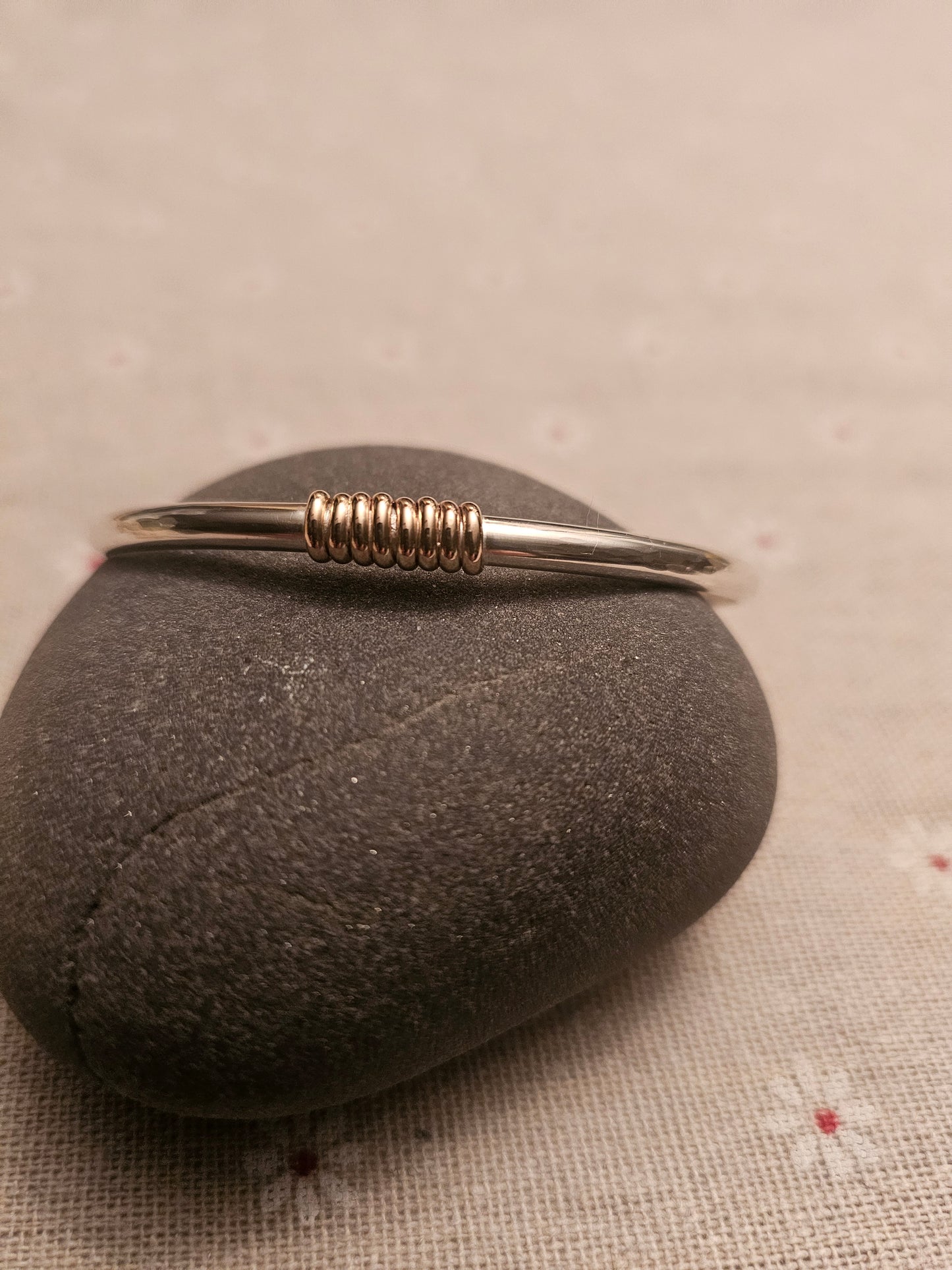 Meridian Sterling Silver Mens Bracelet | 14K Gold-fill