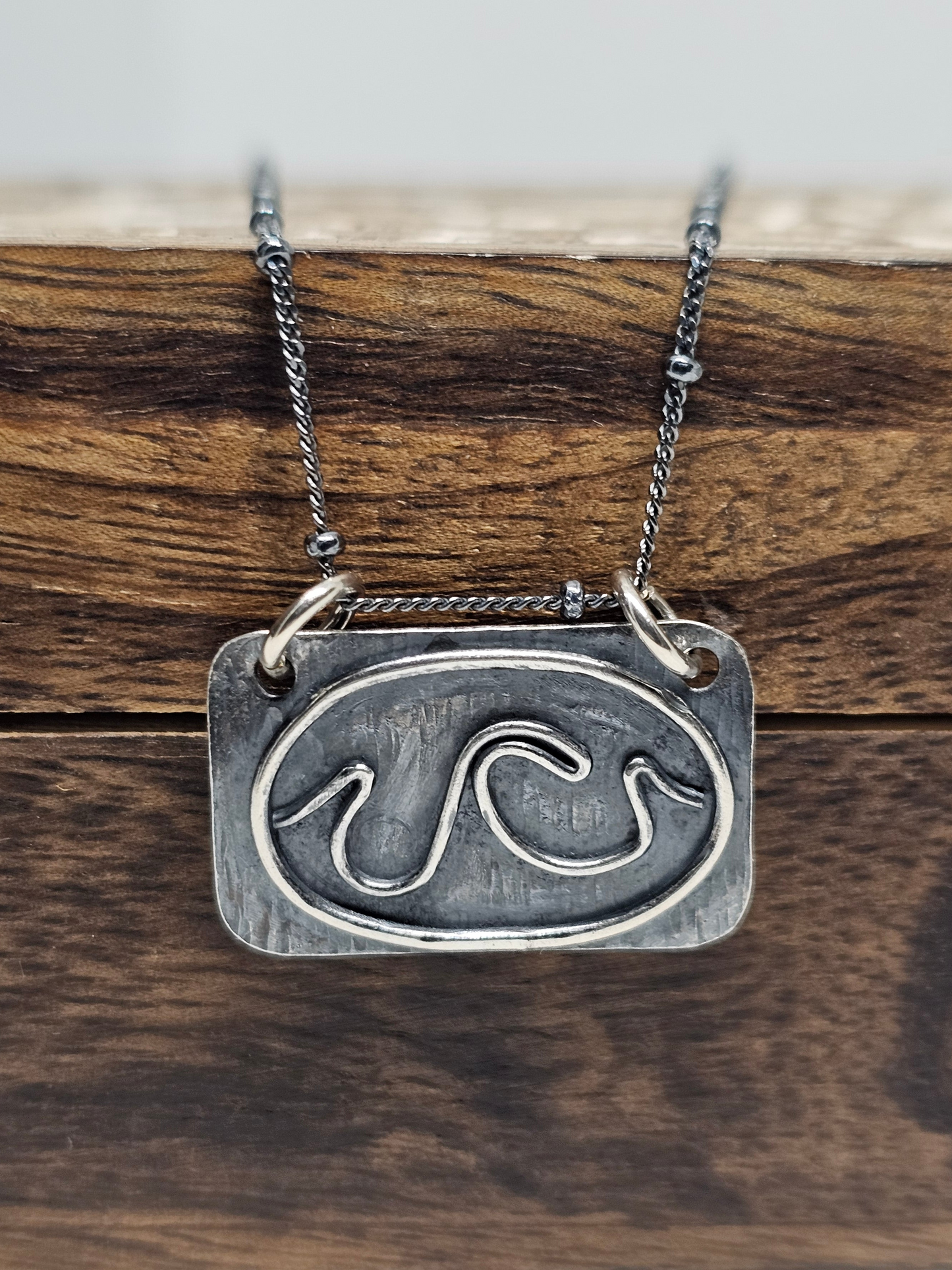 High Seas Crested Wave Sterling Silver Necklace