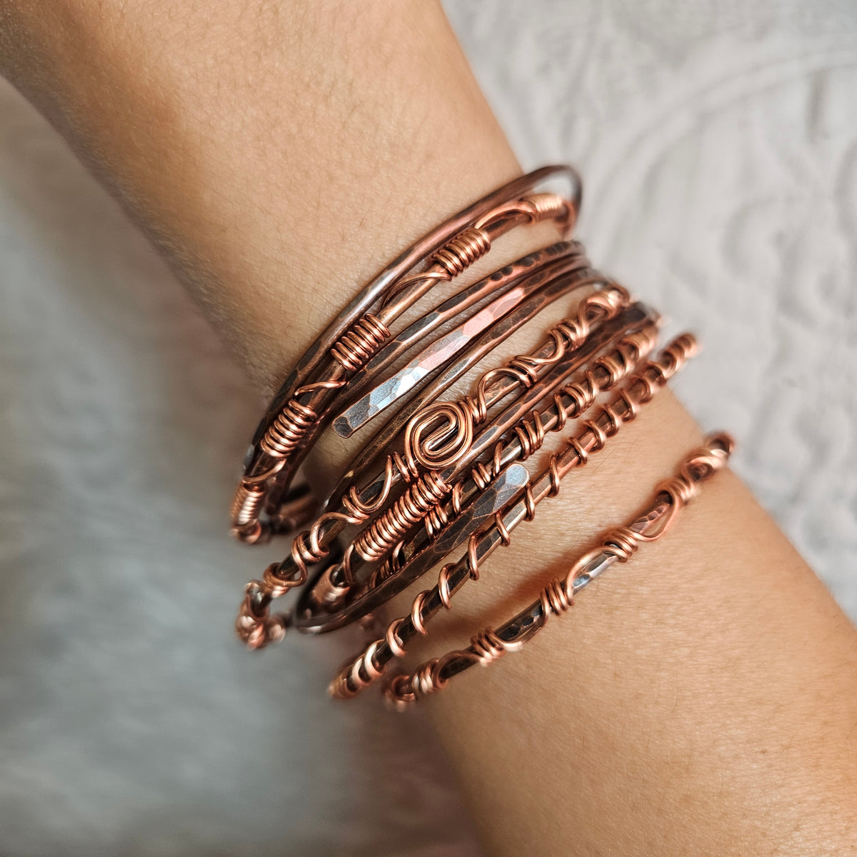 Nomad Oxidized Copper Cuff Collection