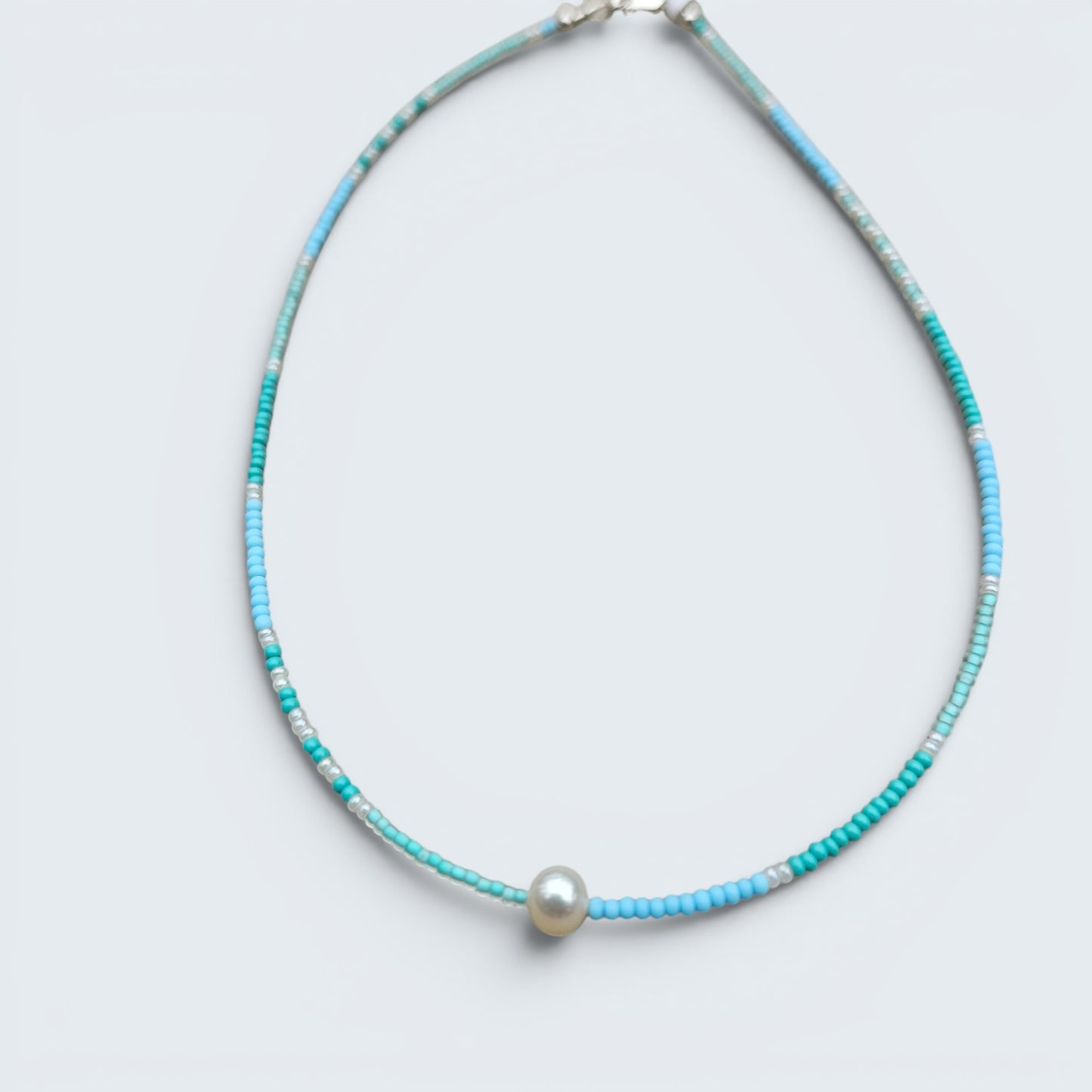 Beach Beauty Seed Bead Layering Necklace