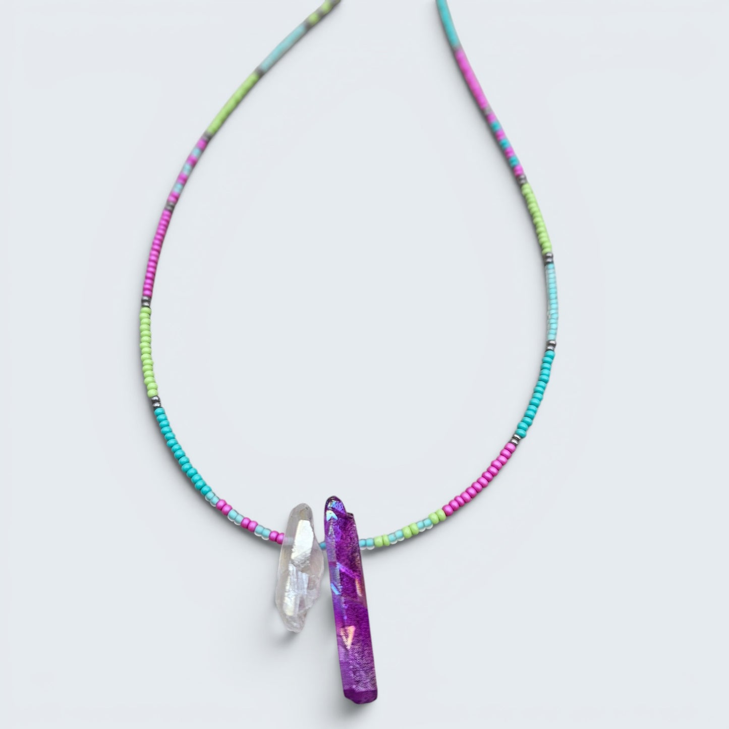 Beach Beauty Seed Bead Layering Necklace