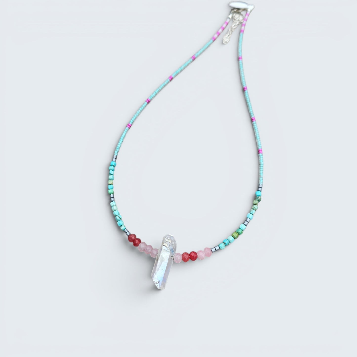 Beach Beauty Seed Bead Layering Necklace