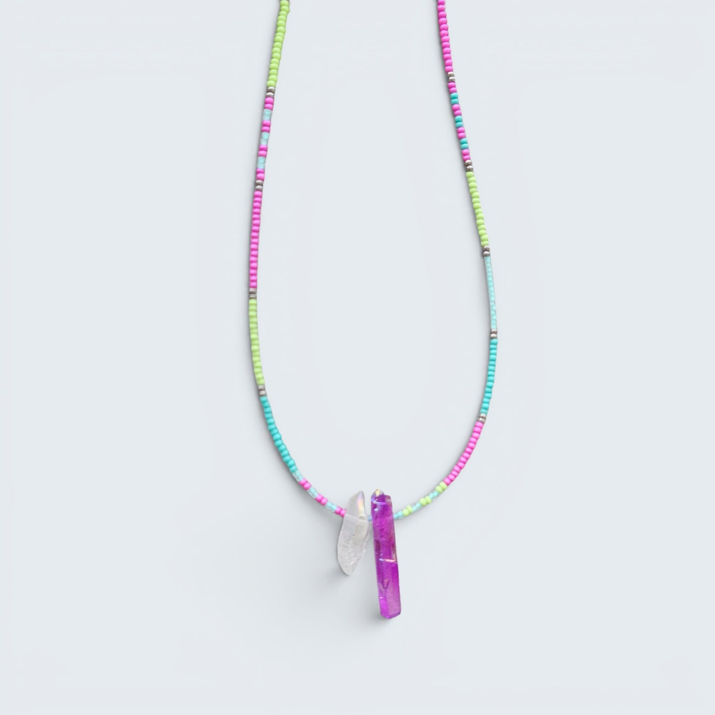 Beach Beauty Seed Bead Layering Necklace