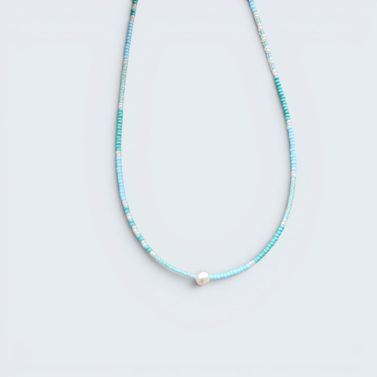 Beach Beauty Seed Bead Layering Necklace