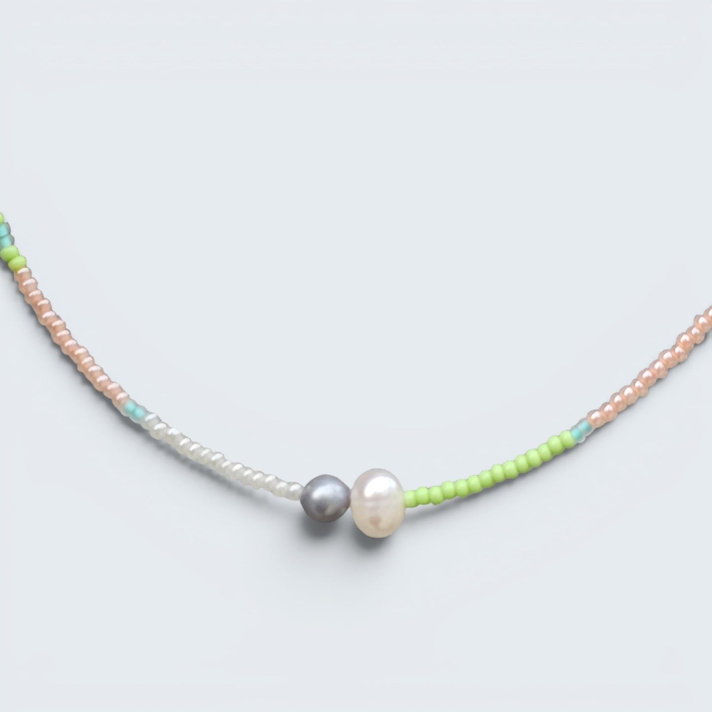 Beach Beauty Seed Bead Layering Necklace