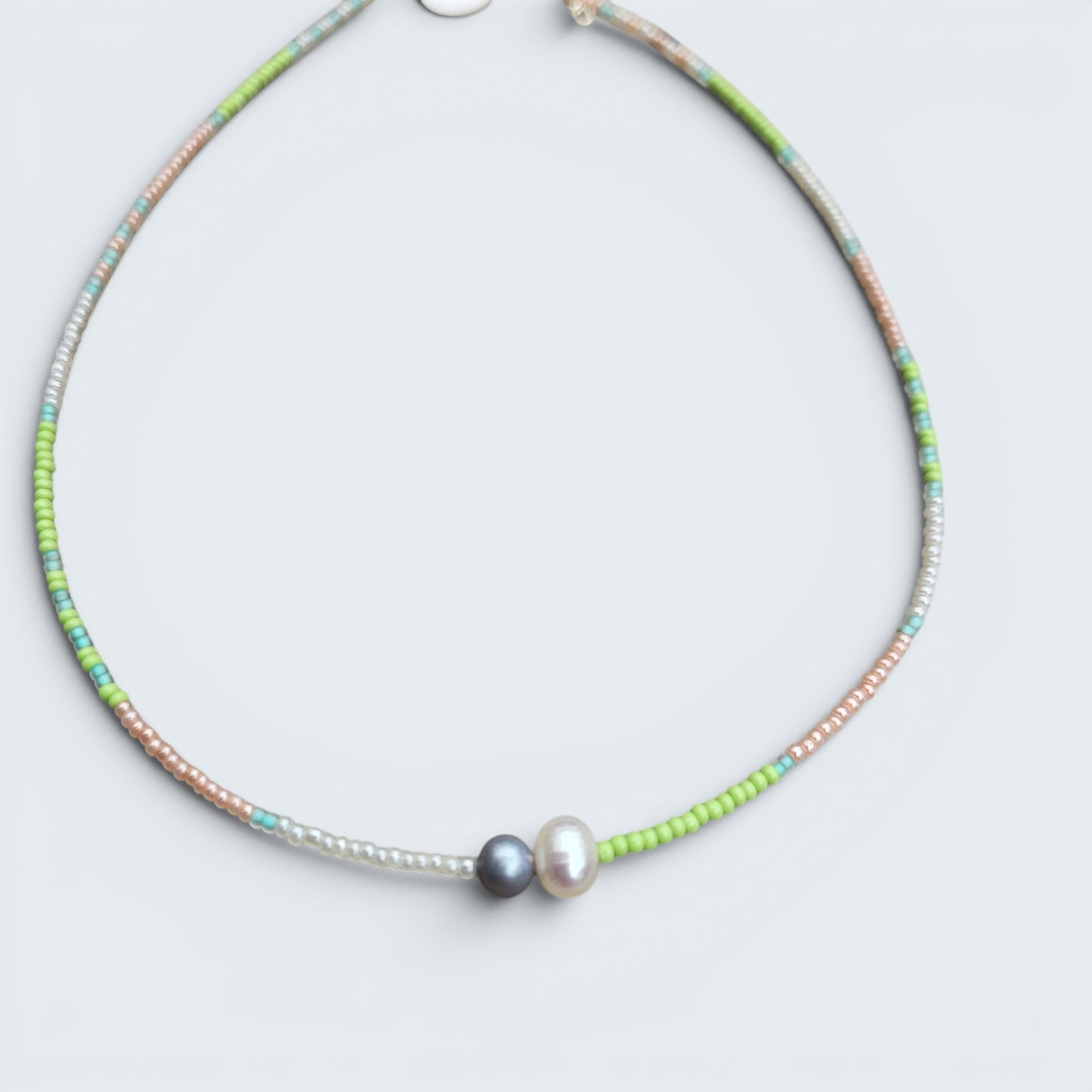 Beach Beauty Seed Bead Layering Necklace