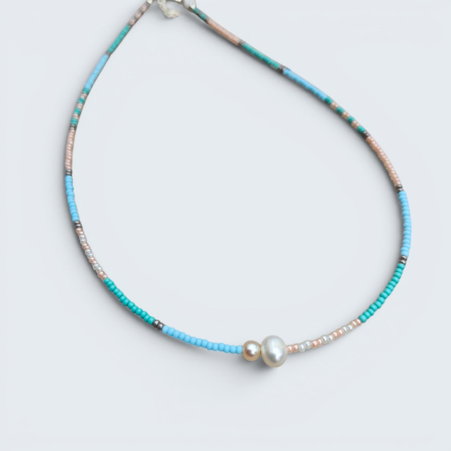 Beach Beauty Seed Bead Layering Necklace