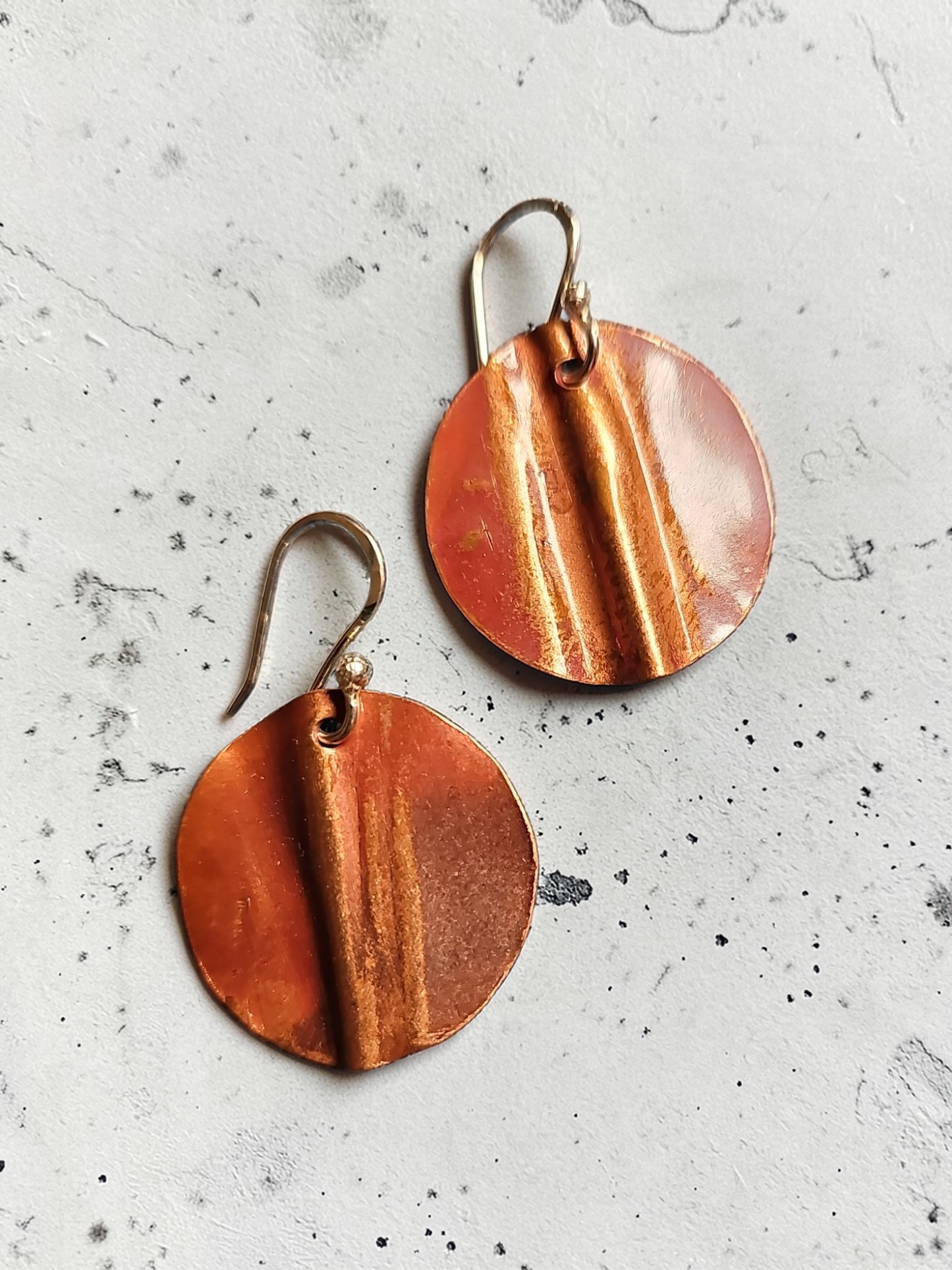 New! Equinox Handcrafted Copper Earring