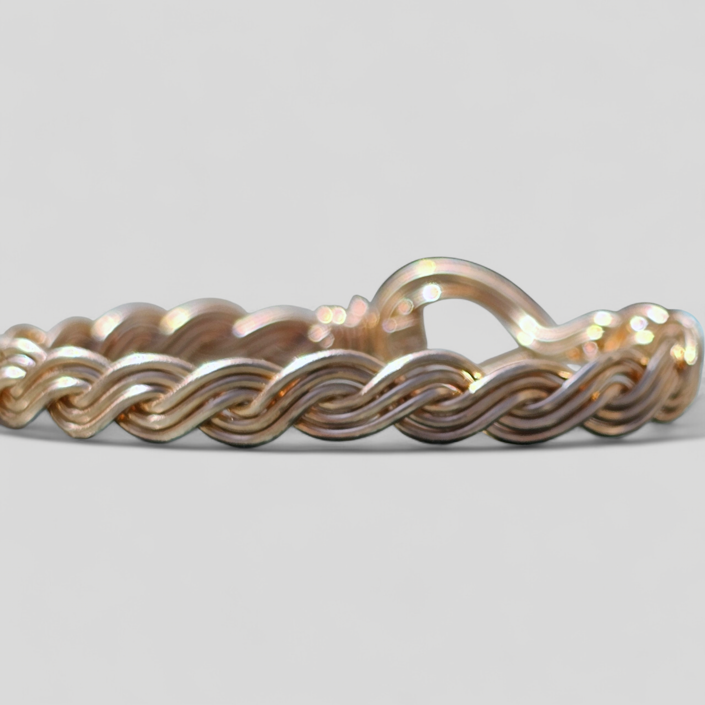 Goddess Braid Bronze Bracelet