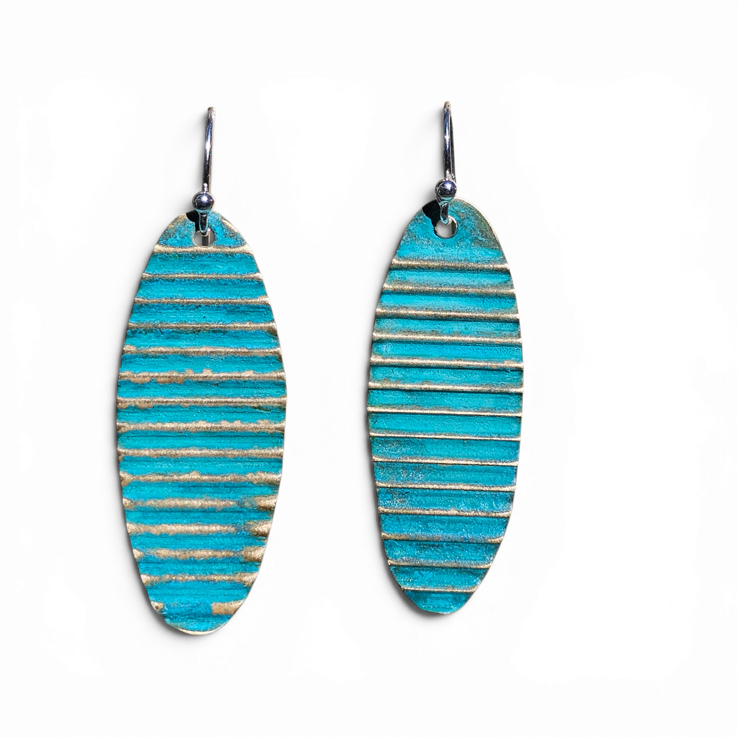 Marine Linea Patina Earrings