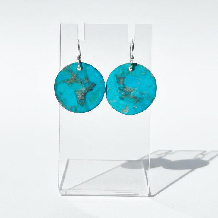 Tide Pool Patina Earrings