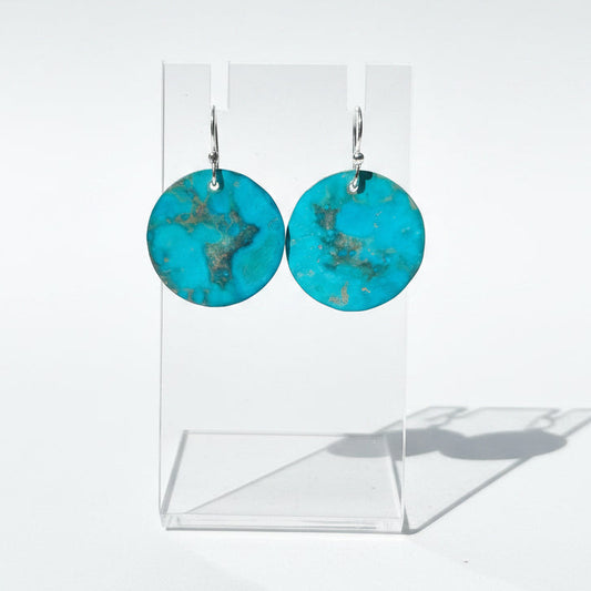 Tide Pool Patina Earrings