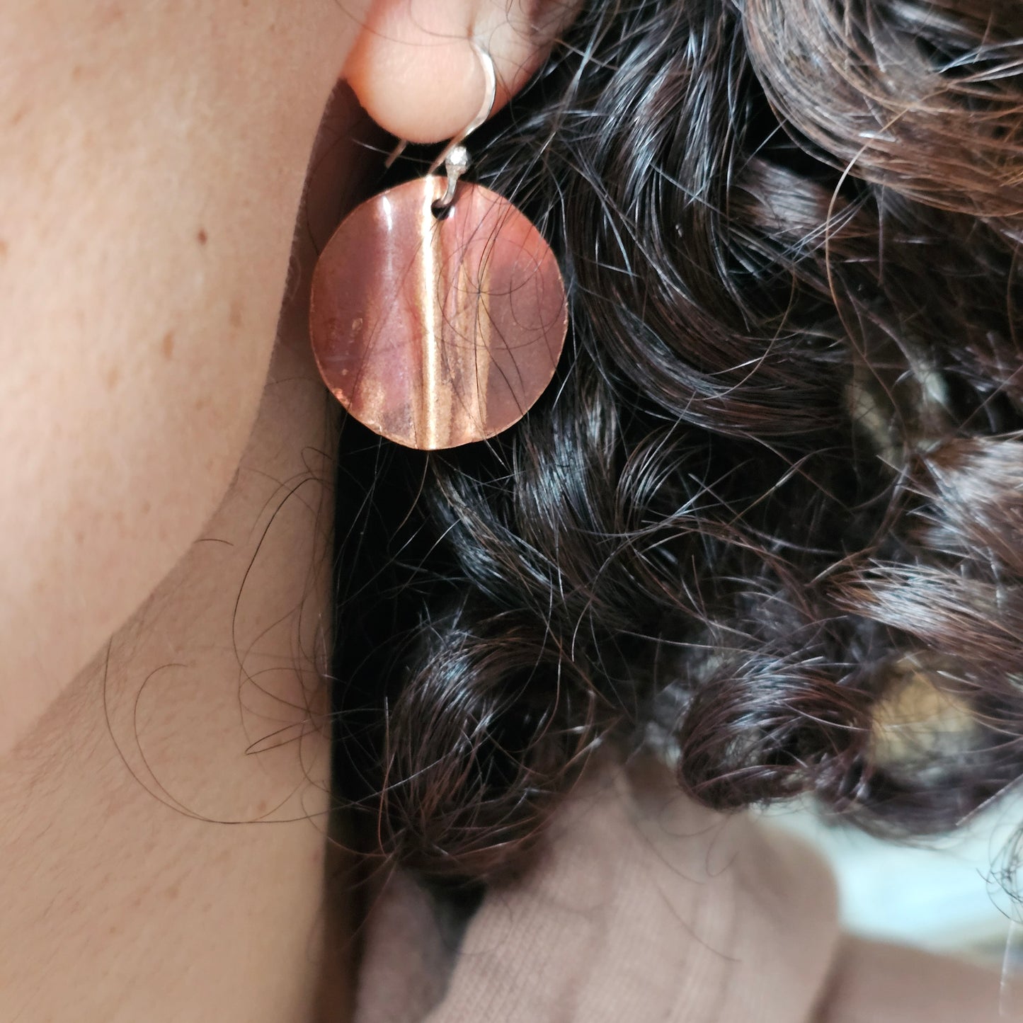 New! Equinox Handcrafted Copper Earring