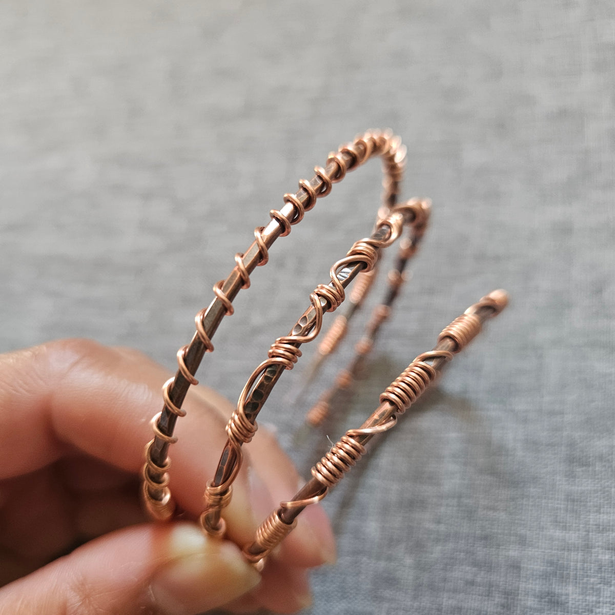 Nomad Oxidized Copper Cuff Collection