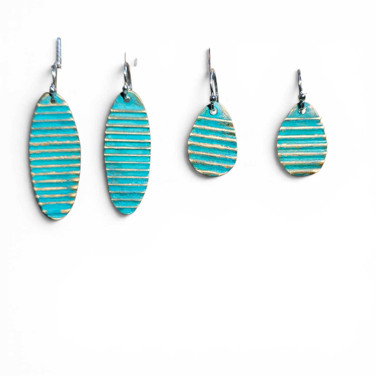 Marine Linea Patina Earrings
