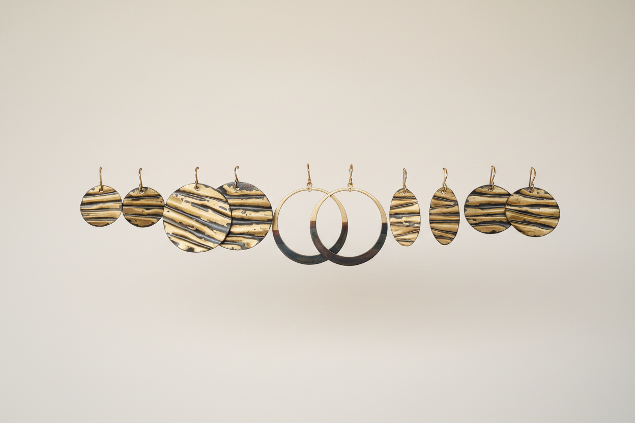 Midnight on the Flats Earrings