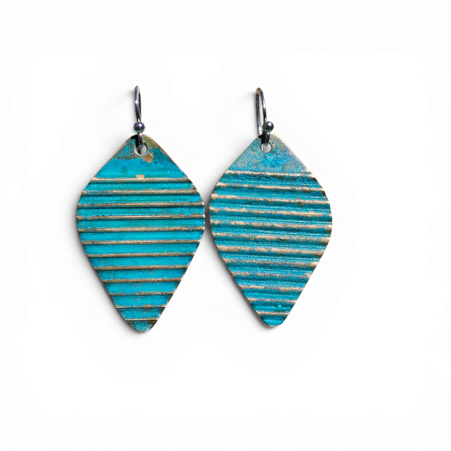 Marine Linea Patina Earrings