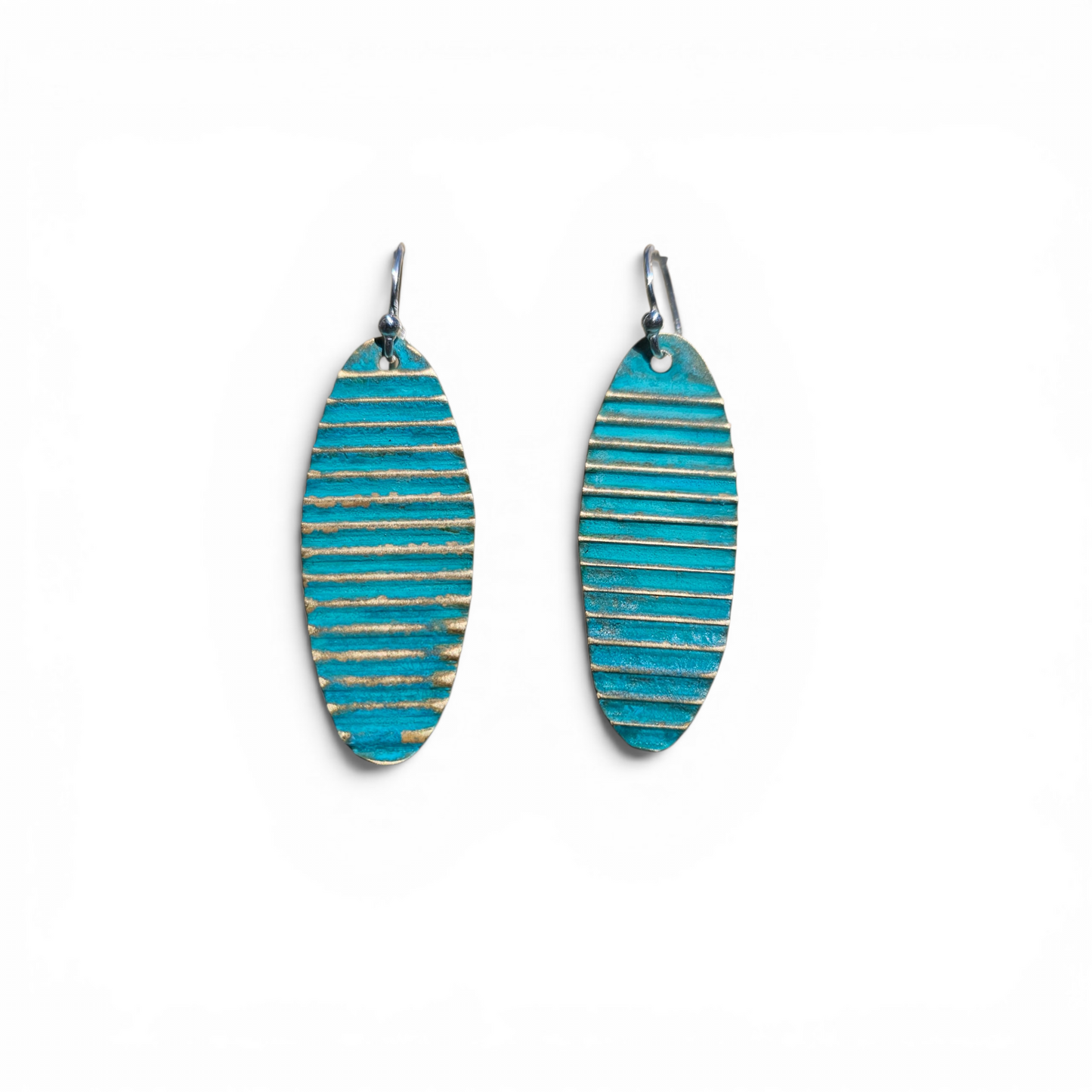Marine Linea Patina Earrings