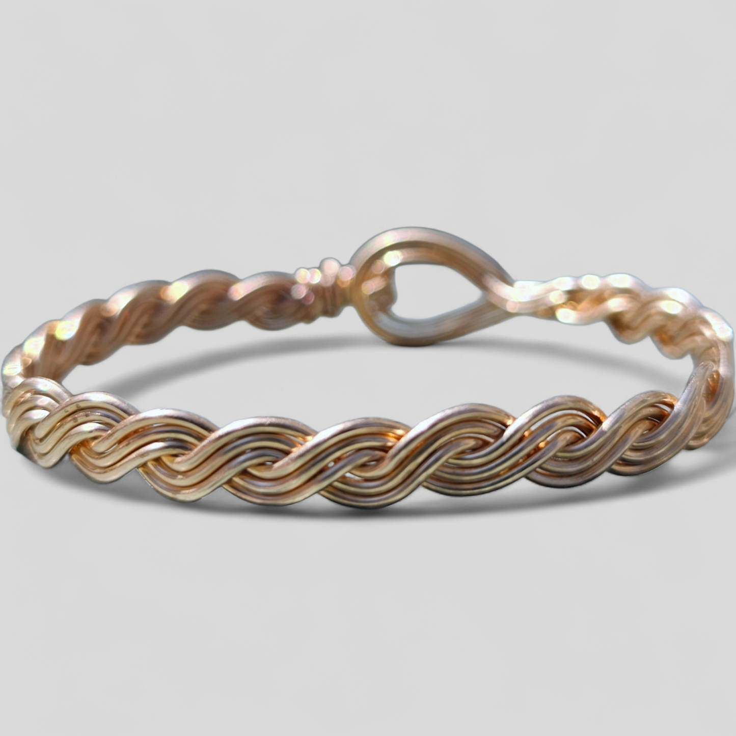 Goddess Braid Bronze Bracelet