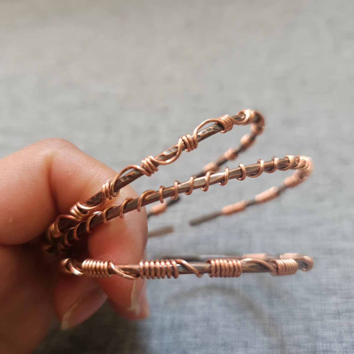 Nomad Oxidized Copper Cuff Collection