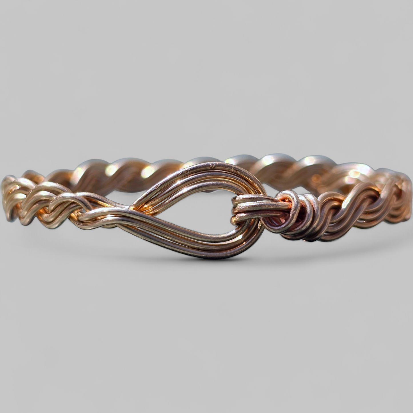 Goddess Braid Bronze Bracelet