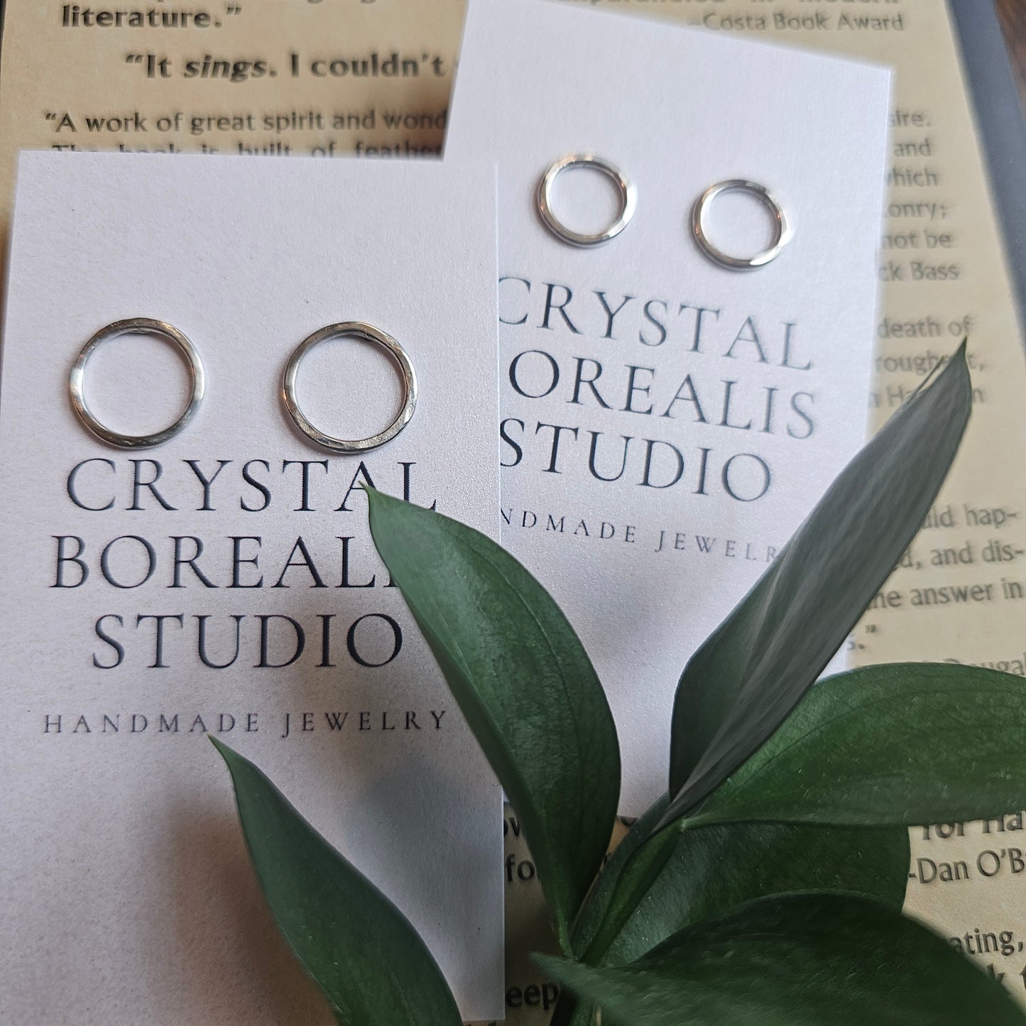 Minimalist Geometric Circle Stud Earrings