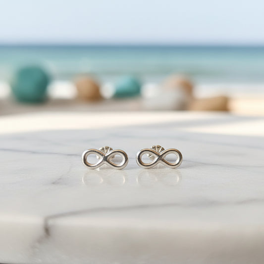 Endless Horizon Infinity Stud Earrings