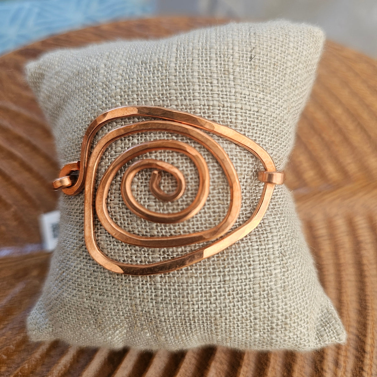 Spiral Copper Hook Latch Bracelet