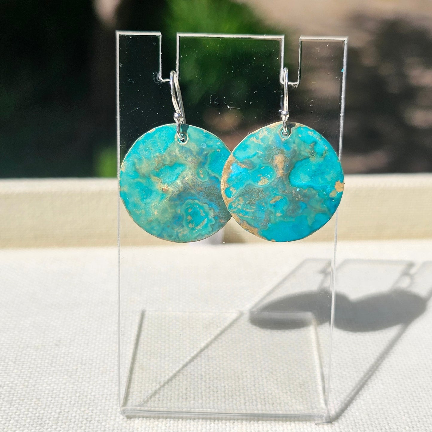 Tide Pool Patina Earrings
