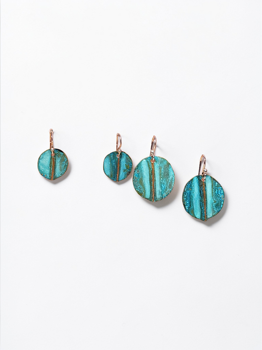 NEW! Ocean Treasure Meridian Circle Earrings