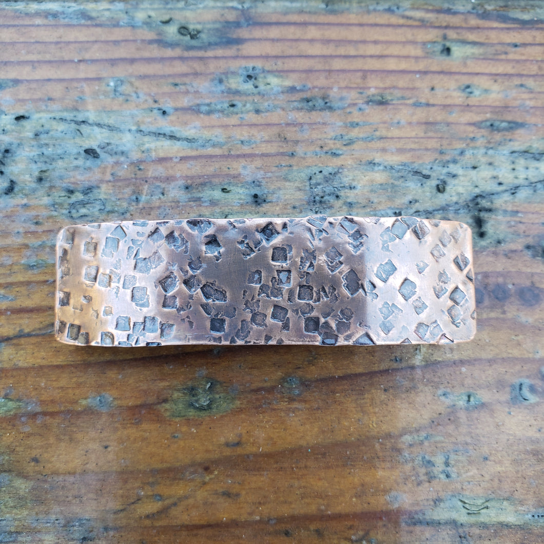 Rare Earth Small Copper Barrette