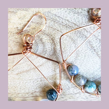 Load image into Gallery viewer, Moss Agate Ark Earring
