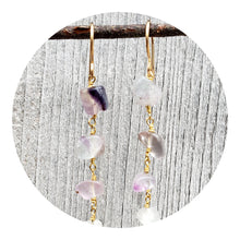 Load image into Gallery viewer, Gemstone Streamer Earring
