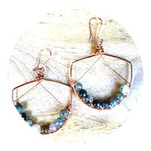 Load image into Gallery viewer, Moss Agate Ark Earring
